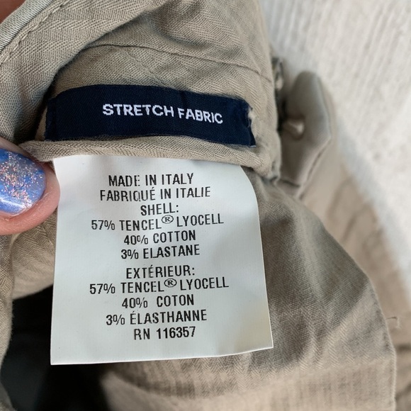 Nordstrom Zachary Prell Khaki Trouser Aster Fit Stretch Pants sz 40 - Picture 4 of 5